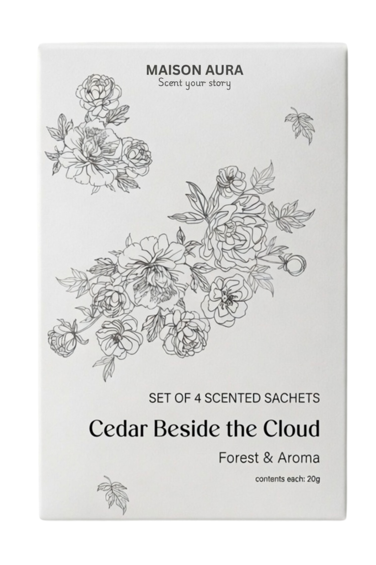 Cedar Beside the Cloud Scented Sachets Cedar · White Musk · Forest & Aroma